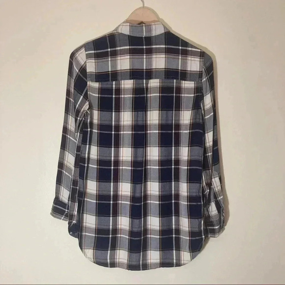 Madewell classic plaid  checkered shirt - Picture 3 of 5
